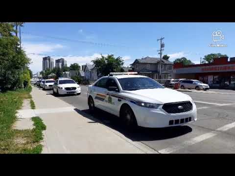 Police Motorcade Escort  -  Edmonton