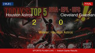 Houston Astros vs Cleveland Guardians | MLB Final Score 2-0 | April 23, 2026