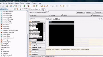 Android Tutorial & Lessons 33: How to create a CUSTOM (aka sweet) Button