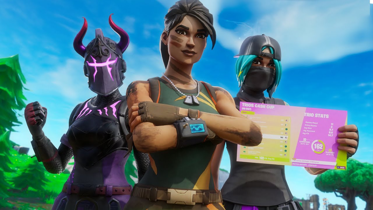 WE CAME 5TH IN FORTNITE TRIOS CASH CUP WITH A NEW TRIO ...