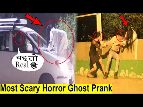 Real Scary Ghost Horror Prank 👻 | Prank On Cute Girls | PRANK GONE WRONG WITH CAR |Real Ghost😱