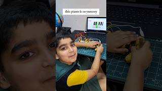 let's eat this yummy Piano #makeymakey #naughty #yummy #stem  #viral #shorts