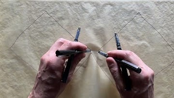 Sketching Practice - Brain Training Rotated Box Lines #art