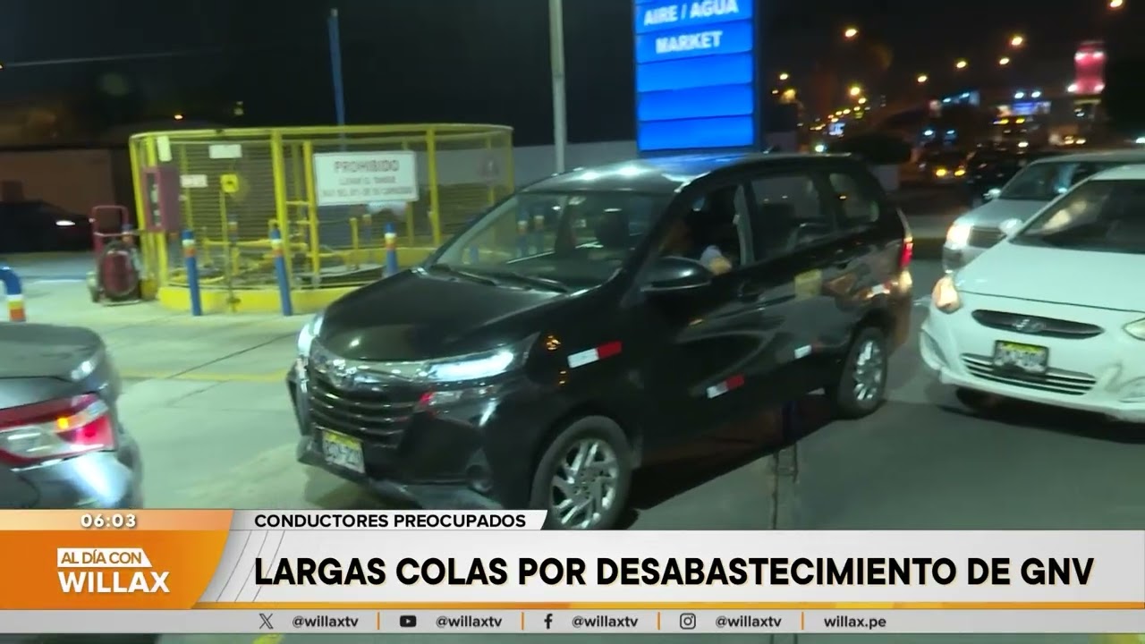 Al Día con Willax - MAR 04 - LARGAS COLAS POR DESABASTECIMIENTO DE GNV | Willax