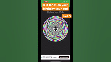 If it lands on your birthday your out! #spinthewheel #part5