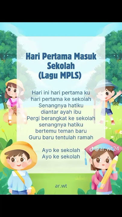 Lagu MPLS TK dan SD #paud #tk #anak #anakpaud #anakanak #sekolah #sekolahdasar #guru #gurupaud #sd
