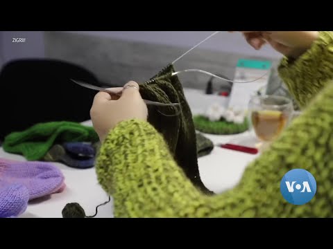 Volunteer Movement Knits Warm Clothes for Ukrainian Soldiers.