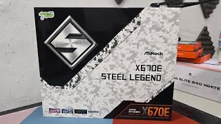 Asrock X670E Steel Legend - Unboxing