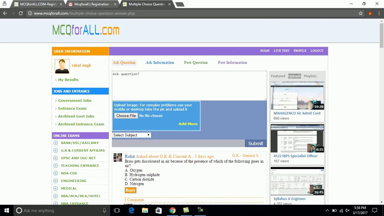 How to Register at MCQforALL.COM