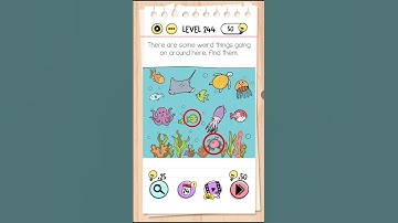 Brain Test Level 244 Walkthrough