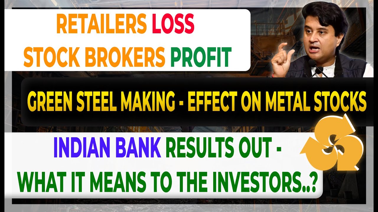 Indian Bank Net Profit | This Stock made 191% Earnings | Can Scrap Steel Save the Planet? Stock News