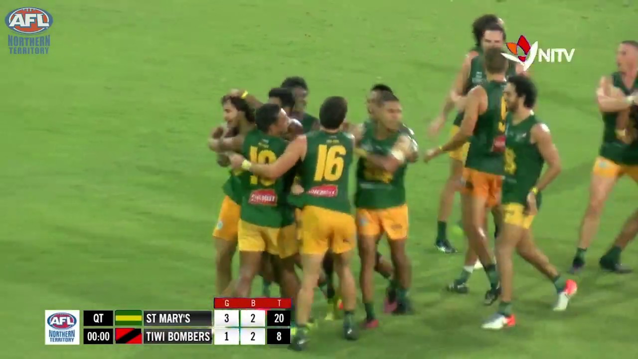 2019/20 TIO NTFL Highlights - Finals Week 1: Long's 50-metre bomb after the siren