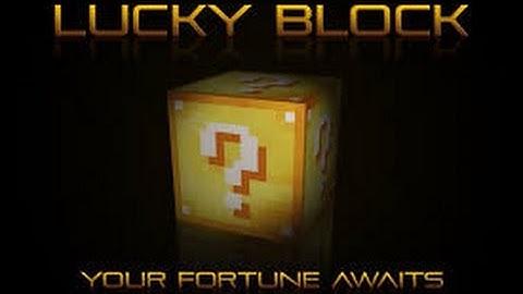 minecraft lucky blocks mod showcase test your luck