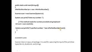 Program to Check Whether Number is Perfect Or Not |Java Programming