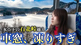 【車窓が凍る5時間】ドリーミントオホーツク号で冬の北海道大横断【北見→札幌】
