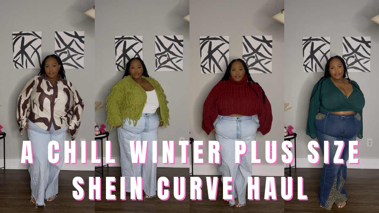 PLUS SIZE CHILL WINTER SHEIN TRY ON HAUL - YouTube