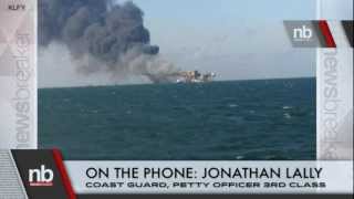Coast Guard Responds to Oil Platform Explosion