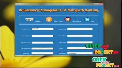 Final Year Projects | Redundancy Management of Multipath Routing for Intrusion Tolerance
