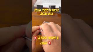 🚨 REAL BASE 🚨 2026 TOPPS SERIES 2 RETAIL BOX 🔥 #sportscards #topps #baseball