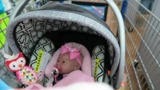 Reborn Baby Kennadee's Outing to Walmart with Mommy and Great Grandpa!