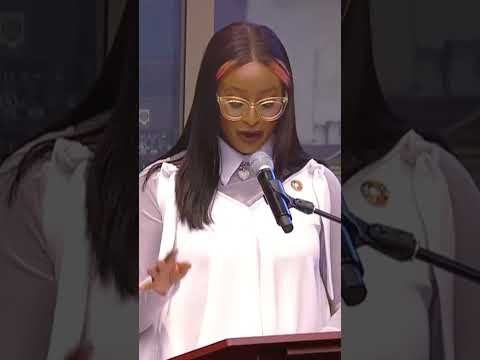 DJ Cuppy at United Nations International Day of Peace Youth Observance in New York