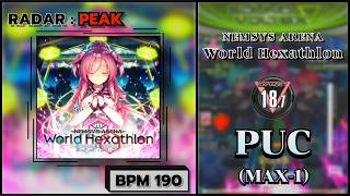 【SDVX】 NEMSYS ARENA World Hexathlon (EXH) PUC