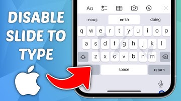 How to Disable Slide to Type on iPhone - Turn Off Slide to Type on iPhone Keyboard