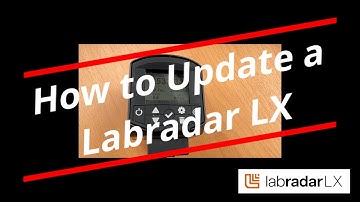 How to Update your Labradar LX Firmware