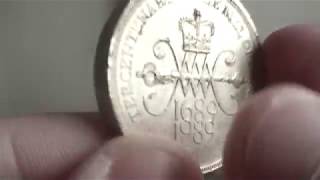 Bill of rights 1989 £2 coin