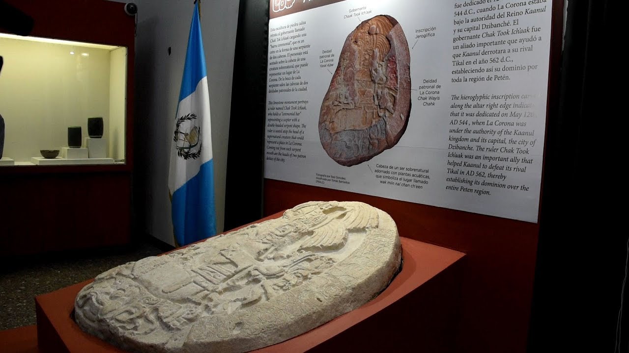 Guatemalan museum unveils 1,500-year-old Mayan altar for display