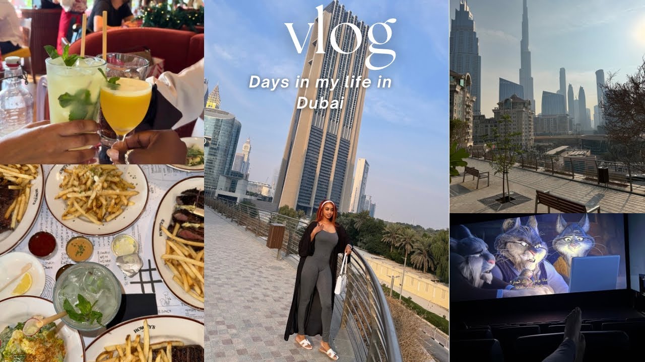 Movie day at Dubai mall | Unlimited brunch with the girls | Morning run at Marina Walk.