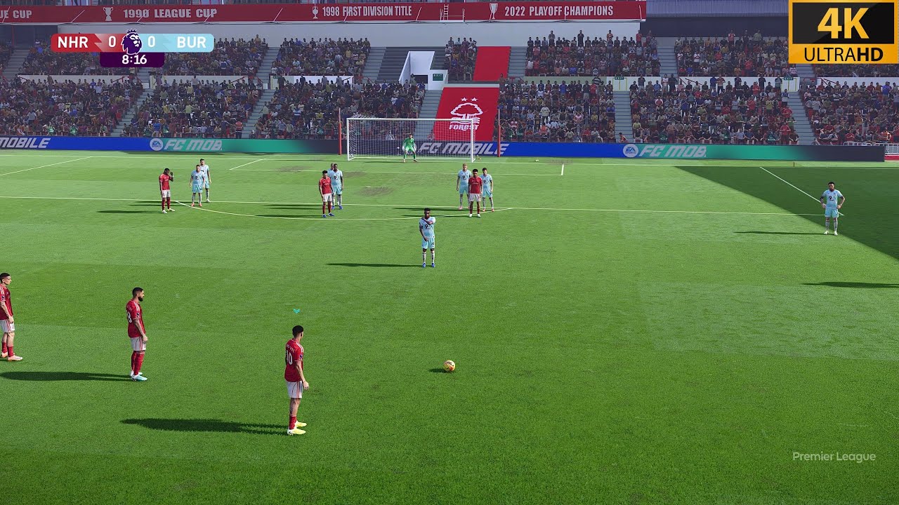 4K | PES 2021 Ultra Realism and Graphics Mods | Nottingham Forest FC x Burnley - Premier League