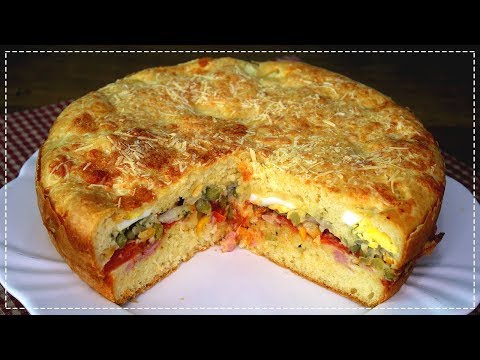 TORTA SALGADA A PORTUGUESA - LANCHE COMPLETO