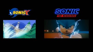 Sonic X Live Action Intro Version 2 COMPARISON