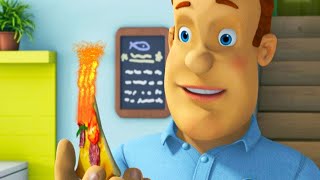 Fireman Sam Us My Meal Is On Fire Fire Rescue Best Rescue Compilation Kids Movie