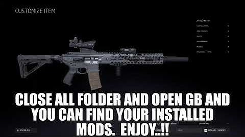 Simple Guide to install weapon mods in Ground Branch