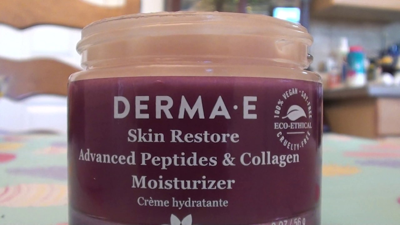 DERMA E SKIN RESTORE Advanced Peptides & Collagen Moisturizer REVIEW