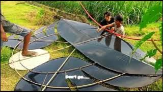 Tes perdana layangan jumbo khas banyuwangi versi kediri ❗➡cinematic 30 detik