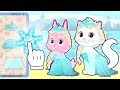 BABY PETS 🐰 Ruby se disfraza de la Princesa de Hielo 👸 Dibujos animados infantiles