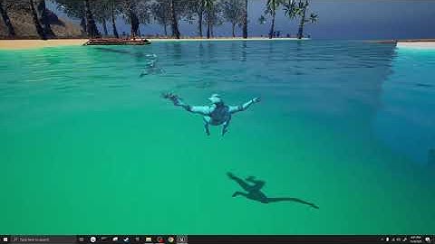 Swimming Using Epic Games Water - Advanced Swim Component Unreal Engine Demo