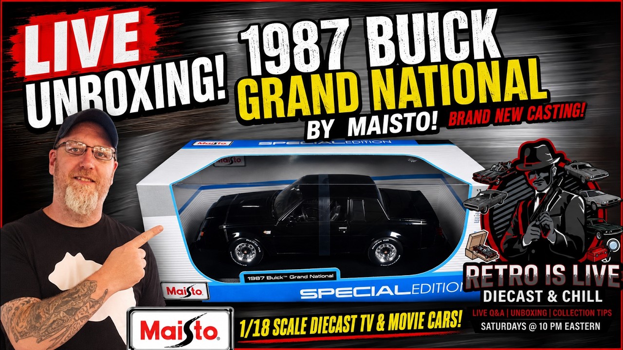 RETRO IS LIVE: Unboxing the ALL-NEW Maisto 1/18 Buick Grand