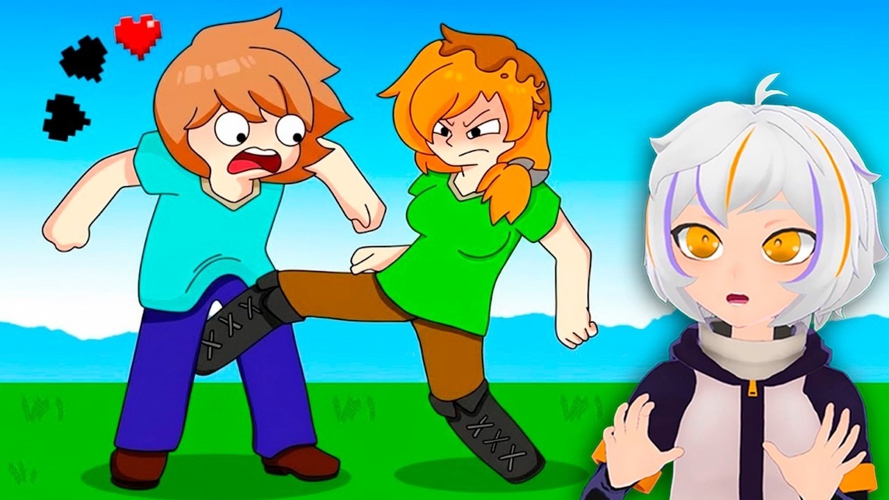 Las INCREÍBLES Aventuras de Alex vs Steve (La Película) | ChuyMine REACCIONA a silpaeja