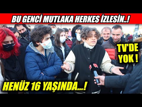 16 YAŞINDAKİ GENCİN KONUŞMASI TÜYLERİ DİKEN DİKEN ETTİ !!!