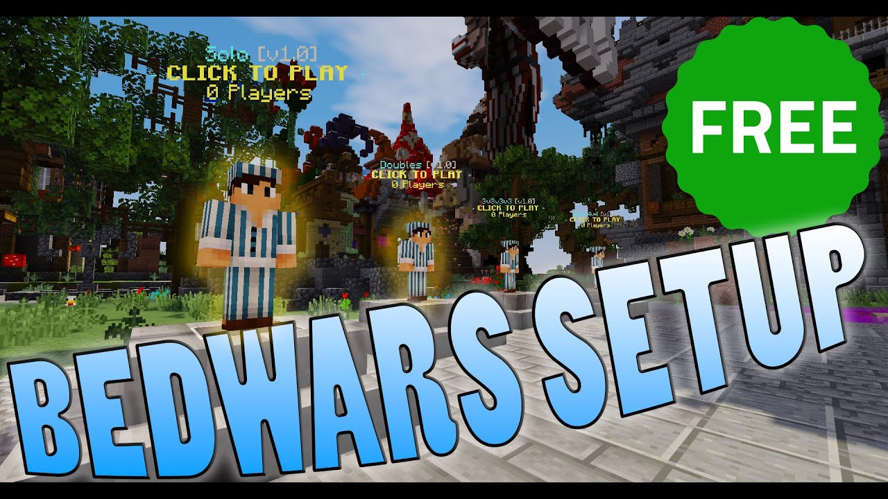 Bed wars new mode (8v8) map: ROBLOX for Hypixel BedWars Minecraft Map