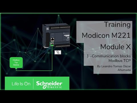 Training - M221 - M10.1 Modbus TCP Communication Blocks