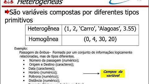 14. Variáveis Compostas Heterogêneas