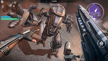 Infinity Ops - FPS in a sci-fi and CYBERPUNK [Gameplay #5] IOS & Android Games