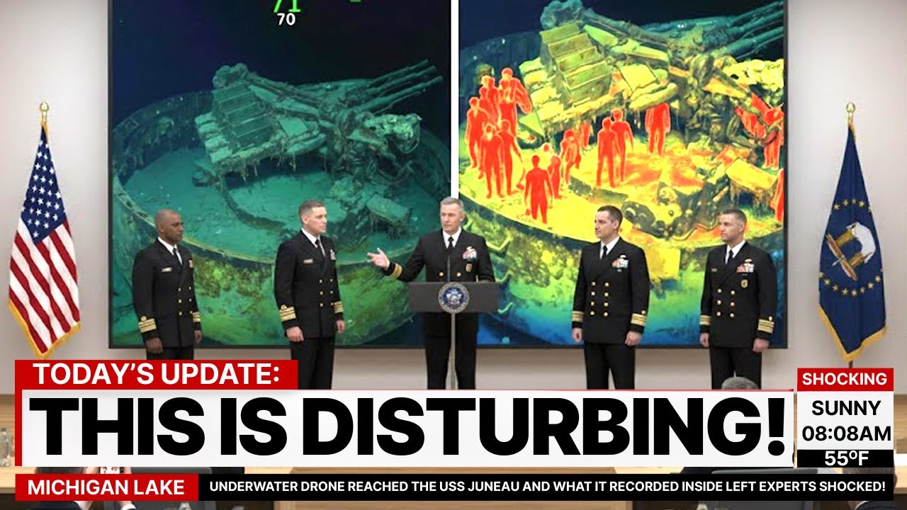 An Underwater Drone Reached the USS Juneau and What It Recorded Inside Left Experts Shocked!