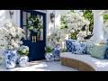 Timeless Chinoiserie Home Decor: Spring Front Porch Styling Guide