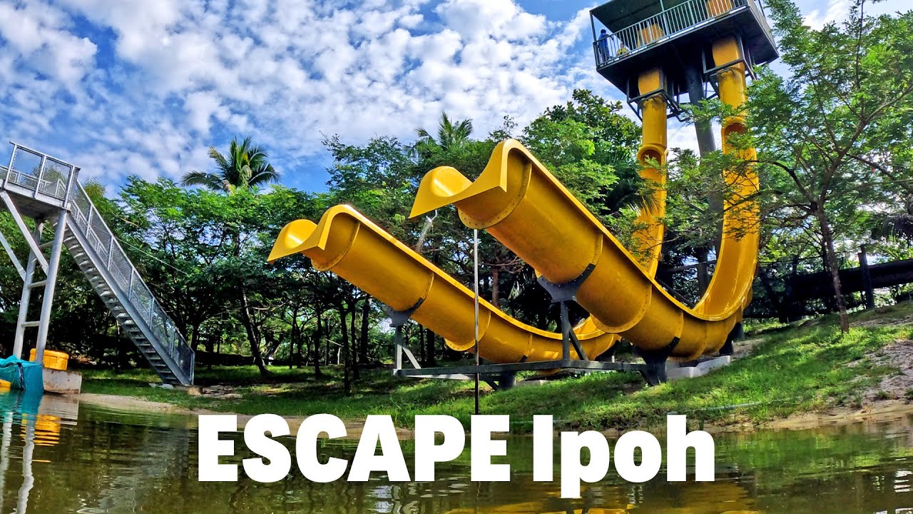 Malaysia's Most Extreme Water Slides: ESCAPE Ipoh - All Slides - YouTube